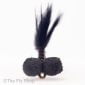 Black Booby nymph with red flash sides great for catching rainbow trout and brown trout