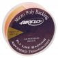 Fill up your reel with the Airflo Micro Poly Backing. AMPB is the most popular backing material on the market, coated to ensure it's longevity. Fly line backing serves two basic purposes. The first is to fill up your reel so that your fly line completes the filling of your reel to within, say, 1/8th inch of the spool capacity. The second is to still stay connected when a big fish strips of all your fly line.