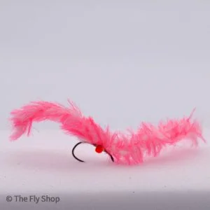 The Raspberry Ripple Chewy Worm is an amazing fly to be fished under the indicator. The movement in this fly is unbelievable. Not only is this fly deadly on small still waters under the bung, it’s also proved a fantastic fly for the large still waters, in particular Llyn Clywedog