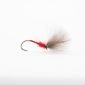 Red Shuttlecock this is a  great fly for the midlands reservoirs or small waters. It works really well fished in weed beds and is particular good when the fish are feeding on corixa. I first used this at Rutland after being given it by Welsh hawks team mate Aled Dixon who has had some amazing results on it over the years.