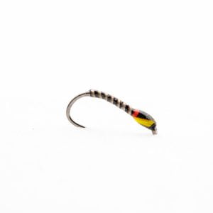 Barbless Rutland Black Buzzer with Red glow bright Collar