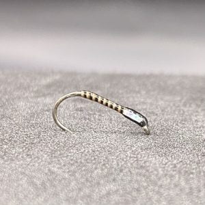 Barbless Silver Holographic Cheek Quill Buzzer