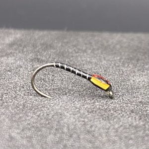 Barbless Red Holographic Top Wire Rib Buzzer