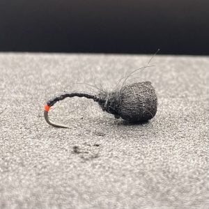 Barbless Black Suspender Buzzer with Red Butt