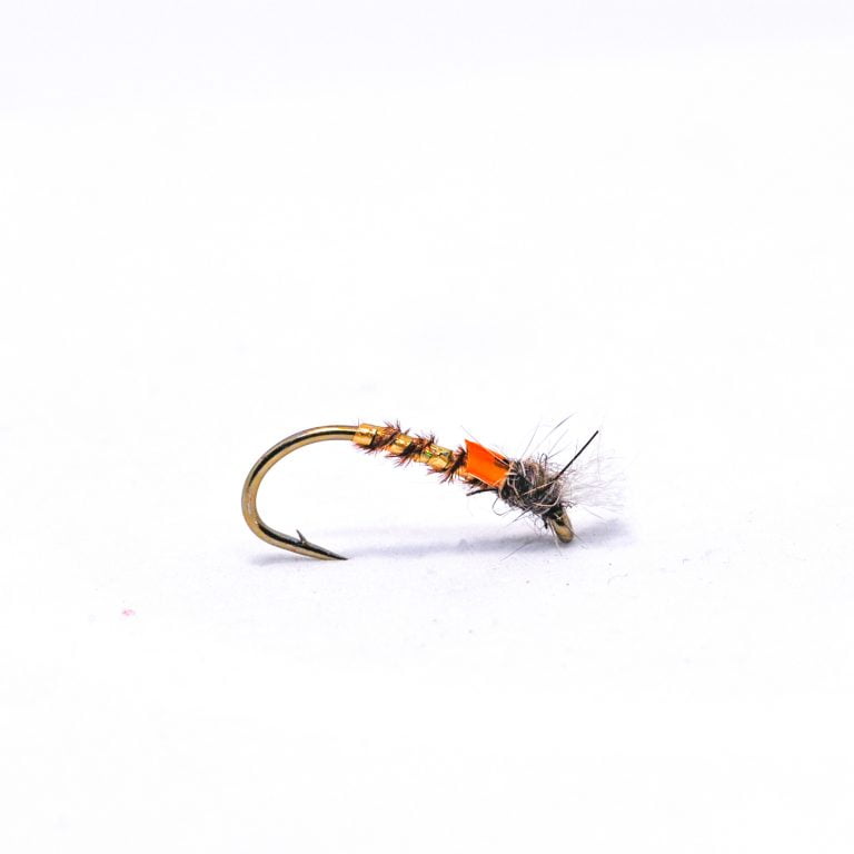 Black & White Buzzer Fly Fishing Trout Flies Size 10 12 14 Deadly Indicator Fly 