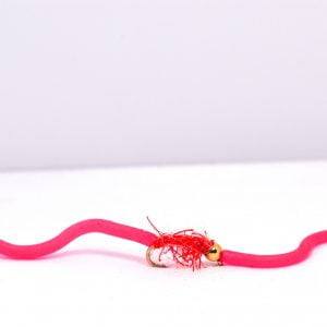 pink uv squirmy worm scaled