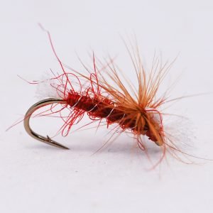 Dry Fishing Flies Choice of Sizes Bobs Bits trout Flies 6 x Red Bobs Bits 